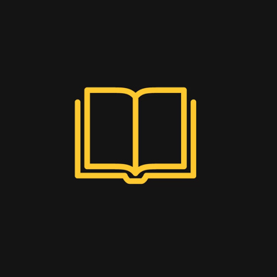 Yellow Book Logo In A Dark Background