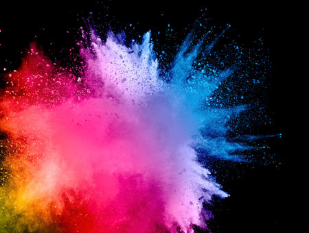 Explosion Of Colourful Dye