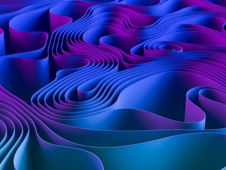 Purple Shade Wavey Lines Abstract Pattern